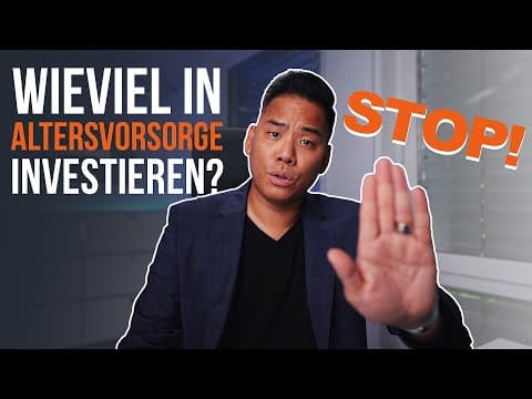 Vorschaubild: WIEVIEL in Altersvorsorge investieren? 🤔 | DAS sagt dir fast niemand!