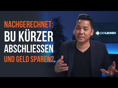 Vorschaubild: BU kürzer abschliessen & Geld sparen?? | NACHGERECHNET