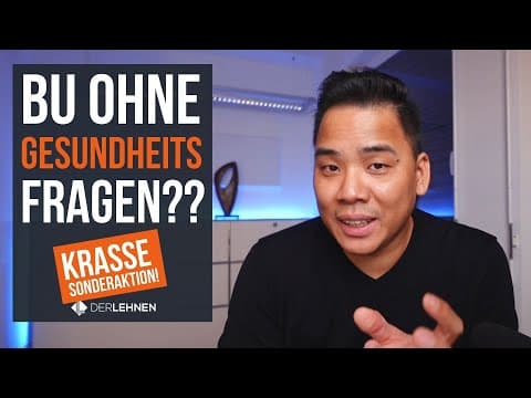 Vorschaubild: BU ohne Gesundheitsfragen?? | DIESE Aktion hat mich erstaunt!