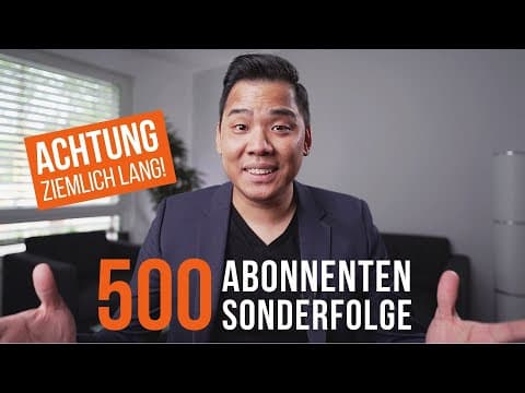 Vorschaubild: 500 Abonnenten!! Sonderfolge - Realtalk und Dinge, die DICH weiterbringen