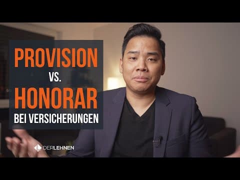 Vorschaubild: Provision oder Honorar was ist besser? | Versicherungsmakler vergleicht mit überraschendem Ergebnis