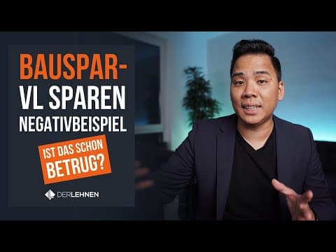 Vorschaubild: Bausparen mit VL (vermögenswirksame Leistungen) | NEGATIVBEISPIEL