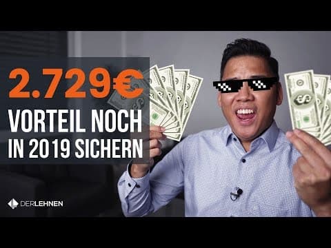 Vorschaubild: Zum Jahresende 2.729 EUR Vorteil sichern! | ICH ZEIGE DIR WIE