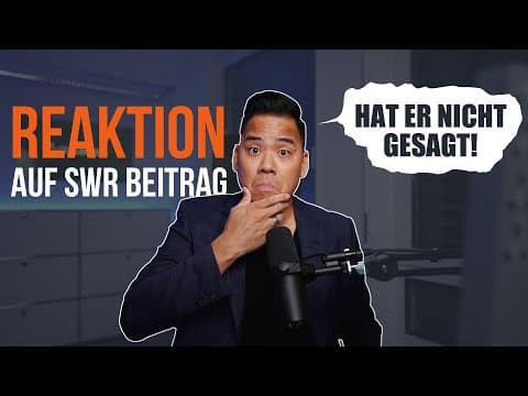 Vorschaubild: Reaktion 🤯 auf SWR Beitrag Sparen bei Versicherungen 🙊