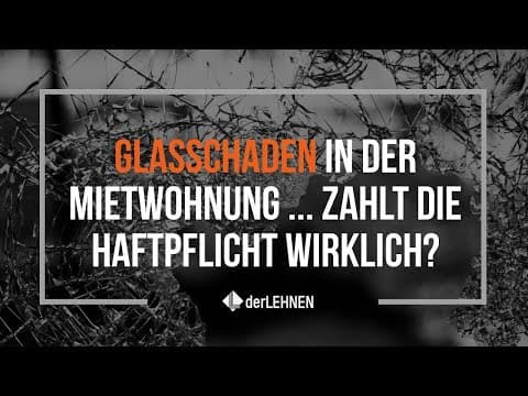 Vorschaubild: Glasversicherung nötig? Glasschaden in der Mietwohnung - zahlt die Haftpflichtversicherung?