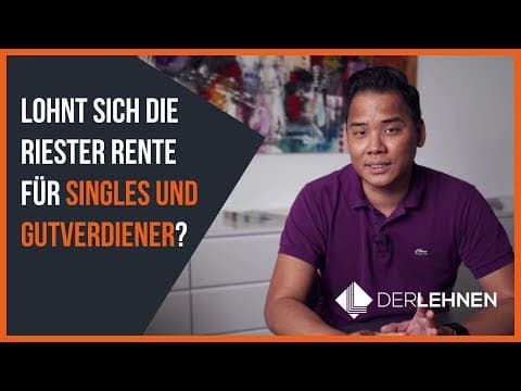 Vorschaubild: Lohnt sich die Riester Rente für Singles und Gutverdiener? | ÜBERRASCHENDES ERGEBNIS