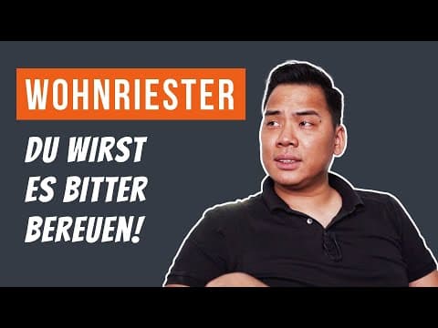 Vorschaubild: Nachteile Wohnriester - DU WIRST ES BEREUEN!