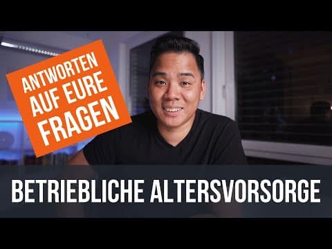 Vorschaubild: Betriebliche Altersvorsorge - EURE FRAGEN | der Lehnen antwortet