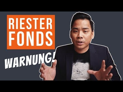 Vorschaubild: Riester Fondssparplan - Nachteil & BÖSE FALLE! 🤯 | DWS, Deka, Union etc.