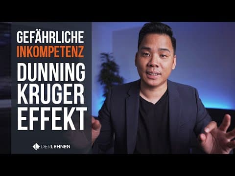 Vorschaubild: Gefährliche INKOMPETENZ - auch bei Finanzen | Dunning Kruger Effekt